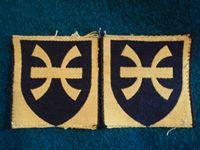 Matching pair of 12th Infantry Brigade Formation Signs 
