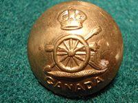 K/C Canadian Horse Artillery Large Brass Button