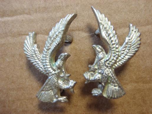 GHANA Police Senior Officers Heavy Brushed Silver Collars