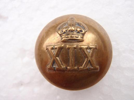 K/C XIX (19th HYDERABAD REGIMENT) Pocket Size Button