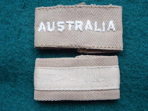 'AUSTRALIA' Cloth Shoulder Slides