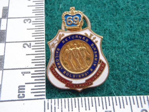Returned Sailors, Soldiers & Airmens Leage Badge 