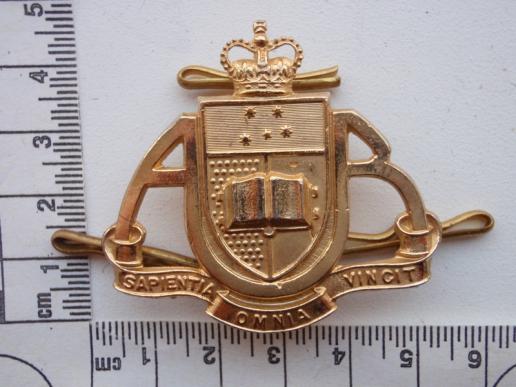 Adelaide University Regt Q/C Hat Badge