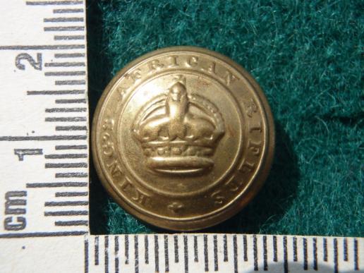 King's African Rifles Brass Button