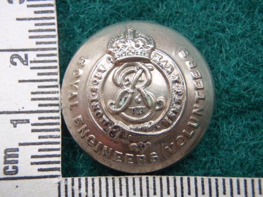 Edward VII R.E Volunteers w/m Button
