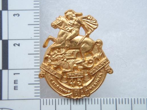 The St George Regt 45th Inf Batt Collar Badge