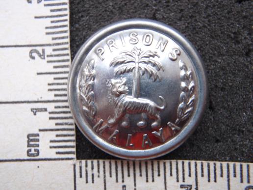 Malaya Prisons Button