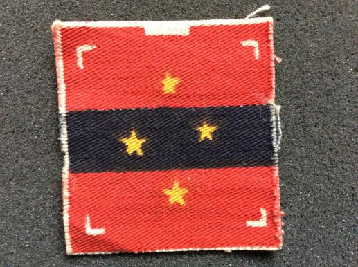 WW2 Indian Southern Army Printed formation sign