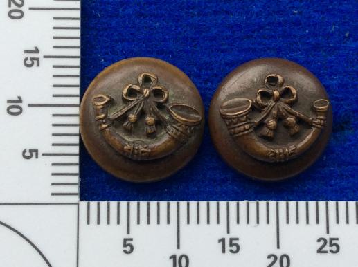 Light Infantry OSD 2 part Hat Buttons 