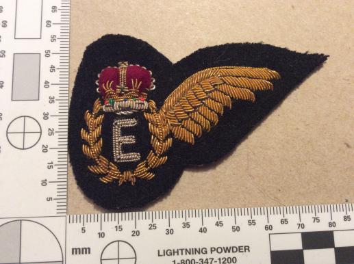 Post 1973 RAAF Flight Engineer padded Bullion brevet