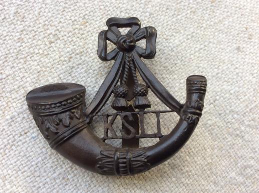 K.S.L.I ( Kings Shropshire Light Infantry) OSD Cap badge