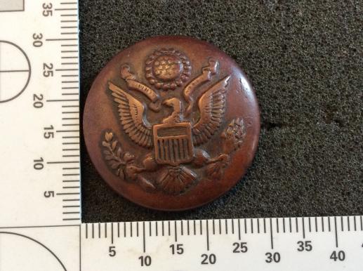WW1 Large 27mm Bronze U.S Army Button 