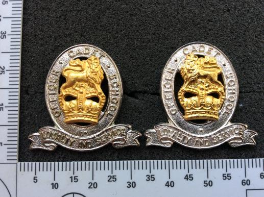 Australian Officer Cadet School Collars 1953-60 By Stokes