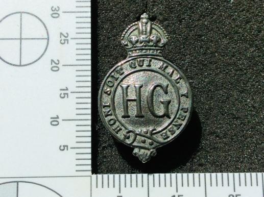 Pre 1952 H.G ( Home Guard) Lapel Badge 