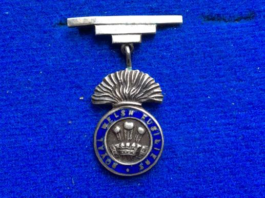 Royal Welsh Fusiliers Silver & Enamel Sweetheart 