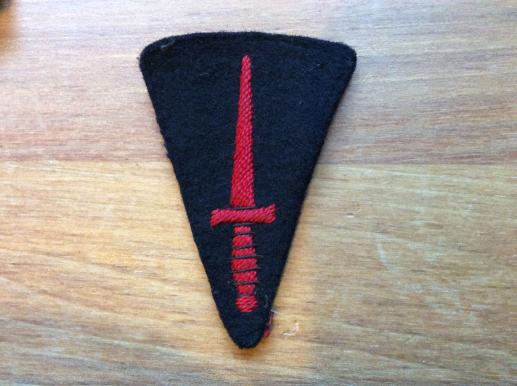 WW2 Royal Marines Commando Sleeve dagger, early example 