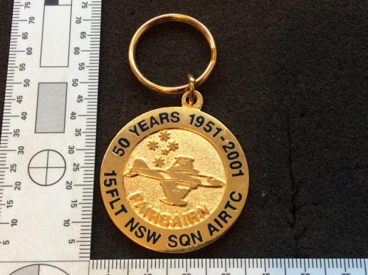 Australian 15 FLT NSW SQD AIRTC Commemoration key ring
