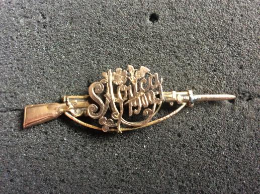 Boer War ‘South Africa 1900’ 9Ct gold Sweetheart brooch