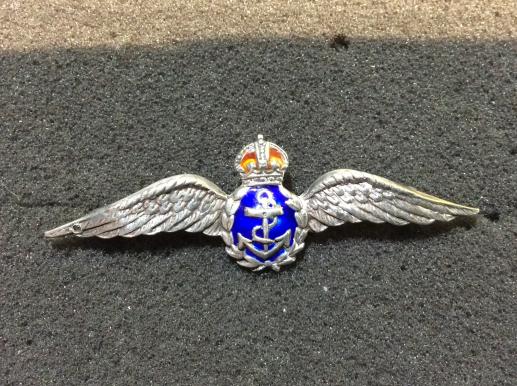 WW2 Royal Navy Fleet Air Arm Pilots Wing Sweetheart 
