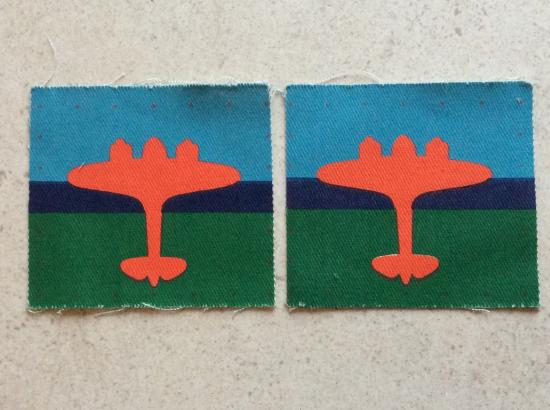 Air formation signals printed Sleeve Badges