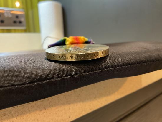 WW1 Victory; Casualty buried in Sofia H.HANCOX A.S.C