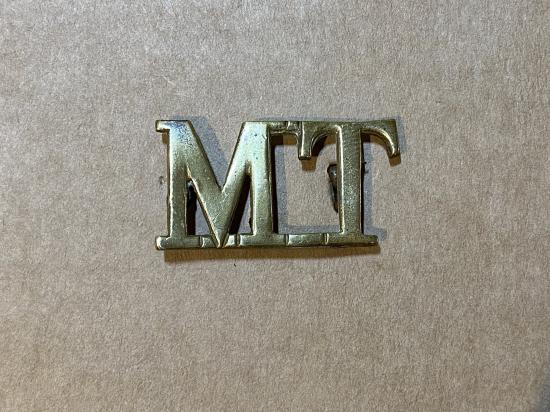 WW1 M.T (Motor Transport) shoulder title
