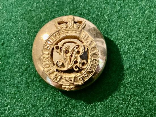 Victorian colonel & brigadiers 2 part gilt large button