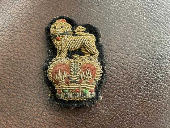 Q/C Bullion Brigadiers hat/ beret badge