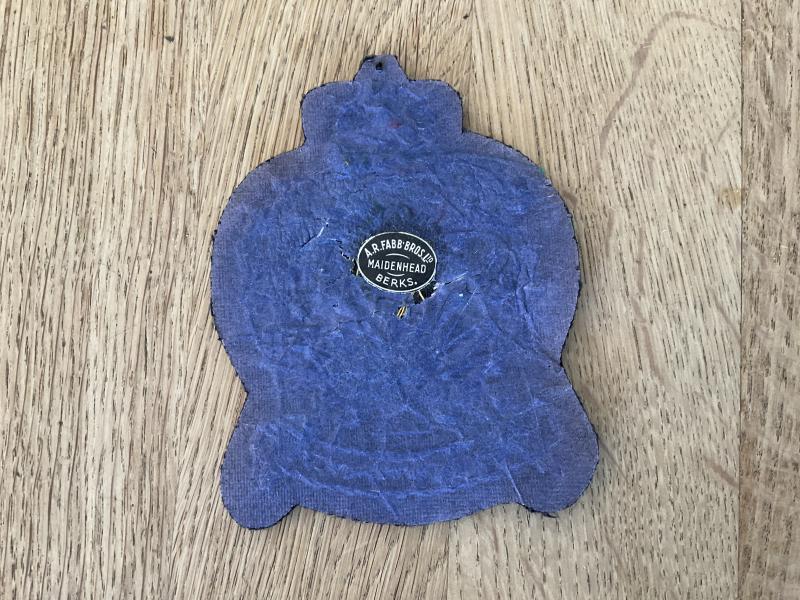 London Irish Rifles bullion blazer badge