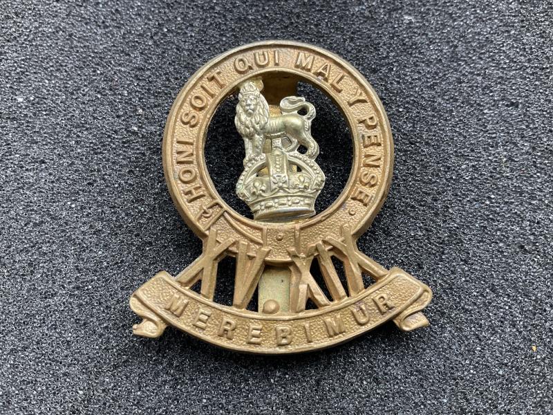 15th/19th Kings Royal Hussars cap badge by Gladman