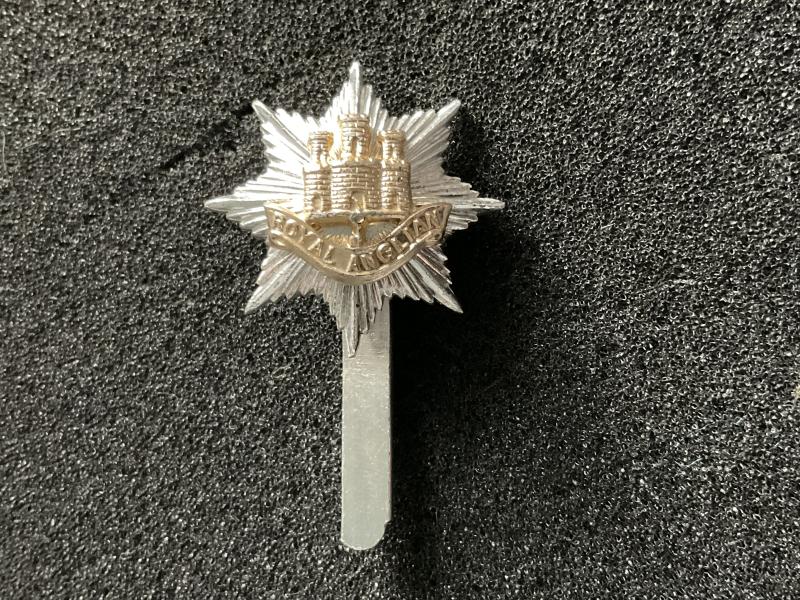 Royal Anglian Regiment anodised cap badge