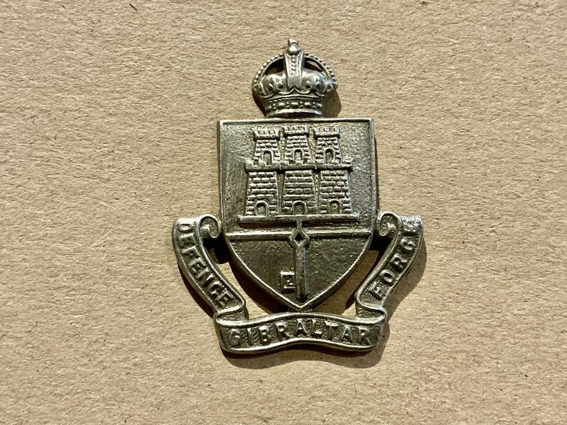 WW2 Gibraltar Defence Force cap badge