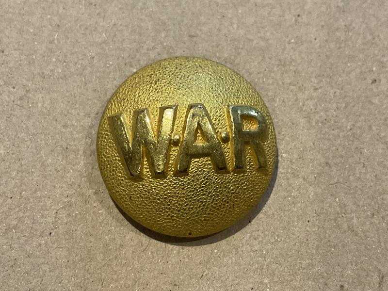 W.A.R (West Africa Regiment) Officers gilded brass button
