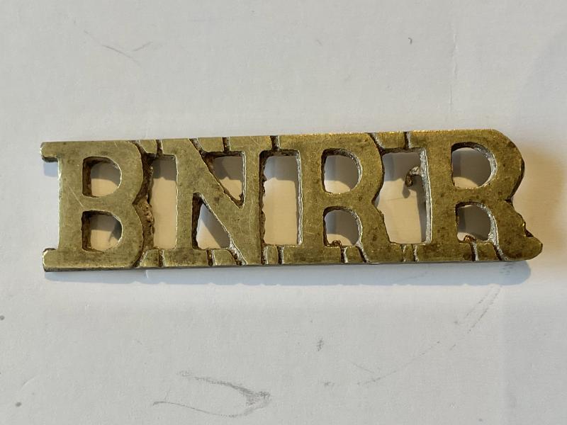 WW1 B.N.R.R (Bengal & North Western Railway Vols title