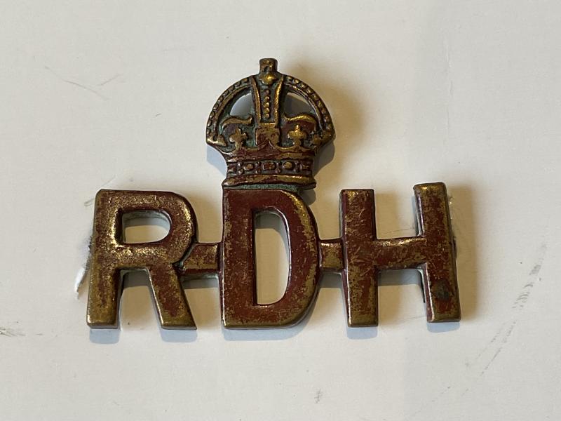 Indian Army Royal Deccan Horse (R.D.H) shoulder title