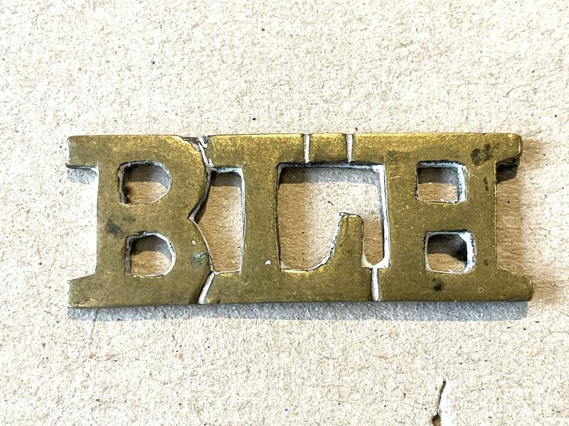 Bihar Light Horse (BLH) 1884-1947 shoulder title