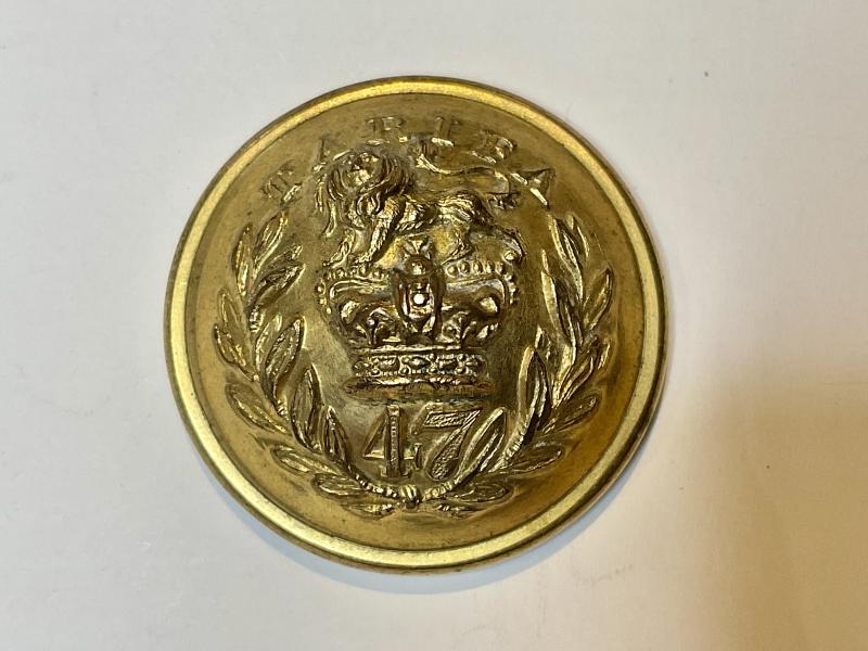 QVC 47th (Lancashire) Regiment of Foot , large officers button