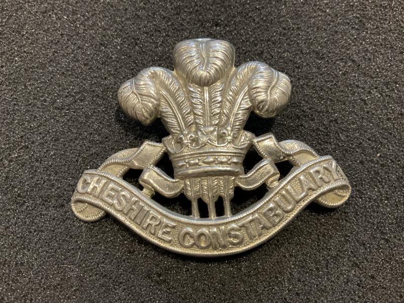 Cheshire Constabulary Victorian Shako cap badge