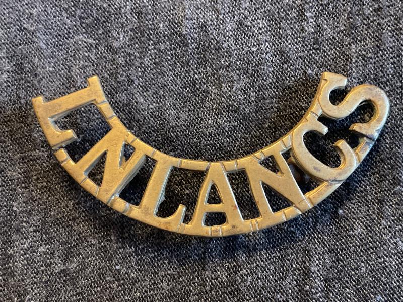 Pre 1900 Loyal North Lancashire Regiment shoulder title