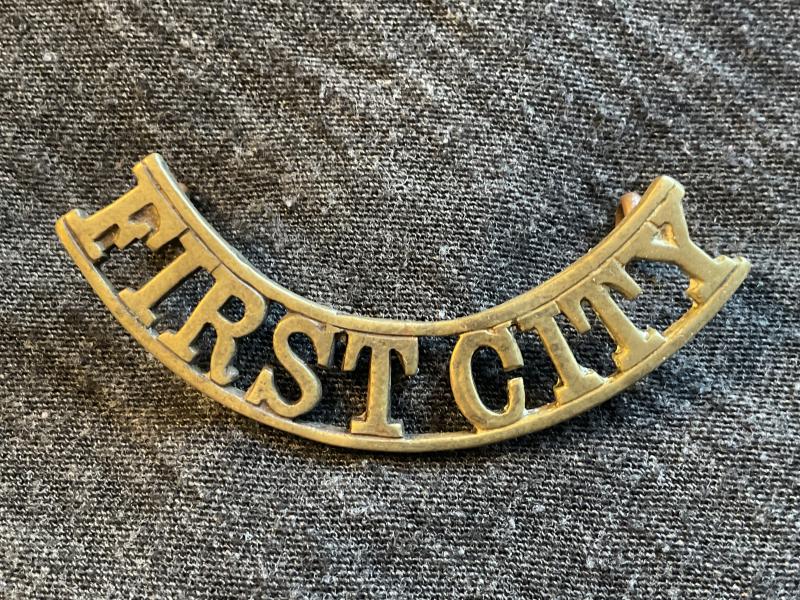 South African ‘First City ‘ brass shoulder title 1932-60