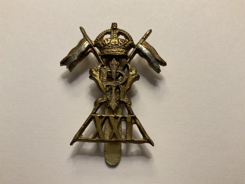21st Lancers (Empress of India) cap badge 1901-22