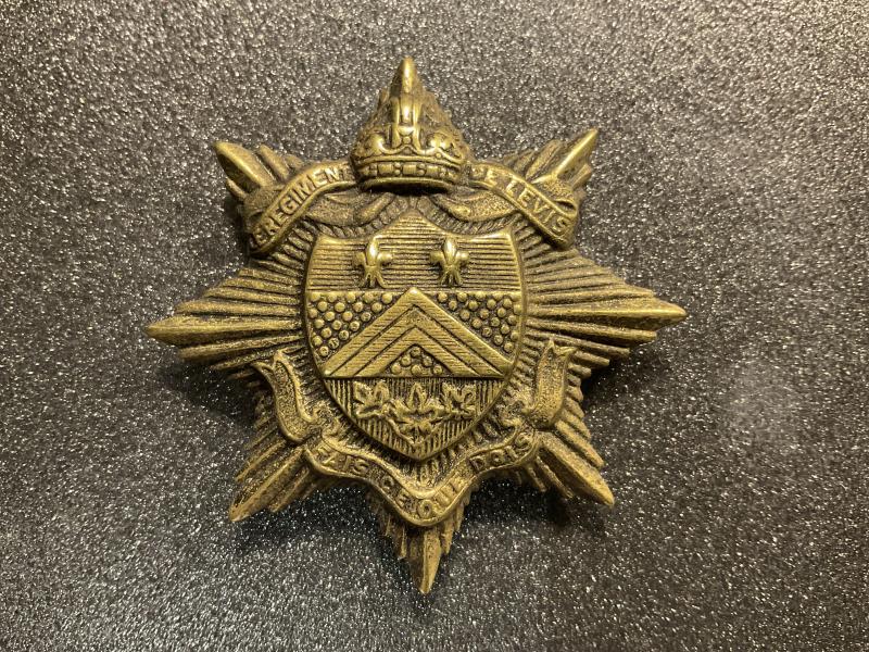 WW2 Canadian Le Regiment de Levis cap badge