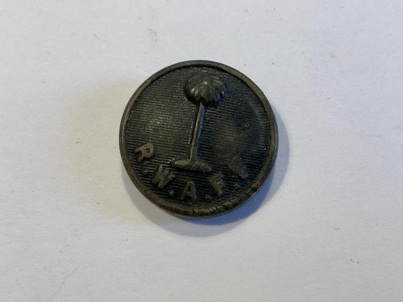 WW2 R.W.A.F.F blackened horn 21mm button .