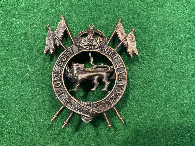 WW2 Indian Army 2nd Royal Lancers (Gardners Horse) OSD cap badge