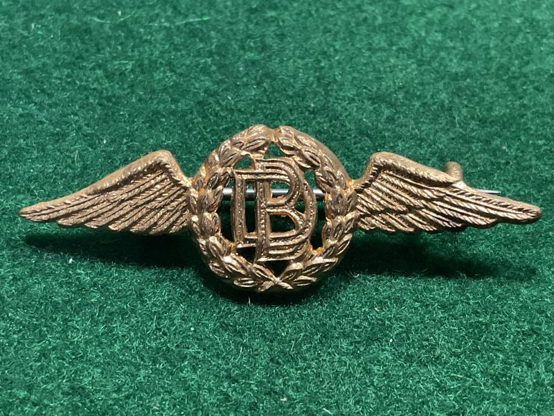 RAF Dental Branch brass brooch backed collar badge