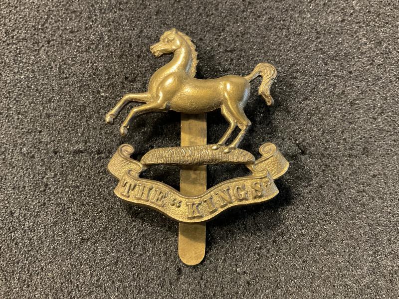 WW1 economy 5th Battalion, The Kings Liverpool Regiment Cap badge.