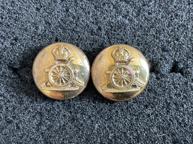 WW1/2 Royal Artillery officers hat buttons