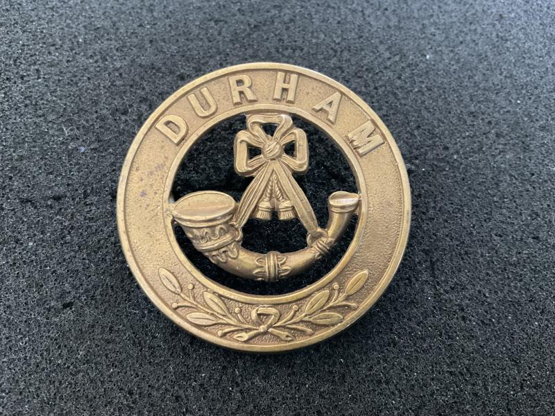 Victorian Durham Light Infantry helmet plate centre.