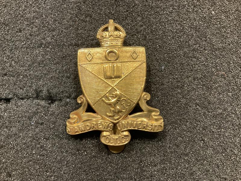 St Andrews O.T.C cap badge.