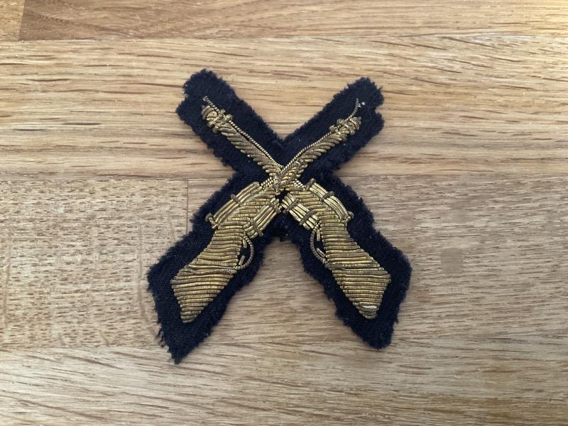 British/ Commonwealth gold bullion marksman’s badge.